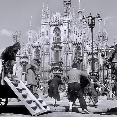 Bolonia. Piazza Maggiore, anniversario della fine della I Guerra Mondiale