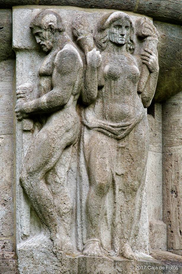 Münster. Promenade, Kriegerdenkmal (Bernhard Frydag, 1909)