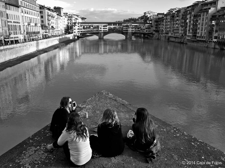 Florencia. Ponte Santa Trinità, Ponte Vecchio