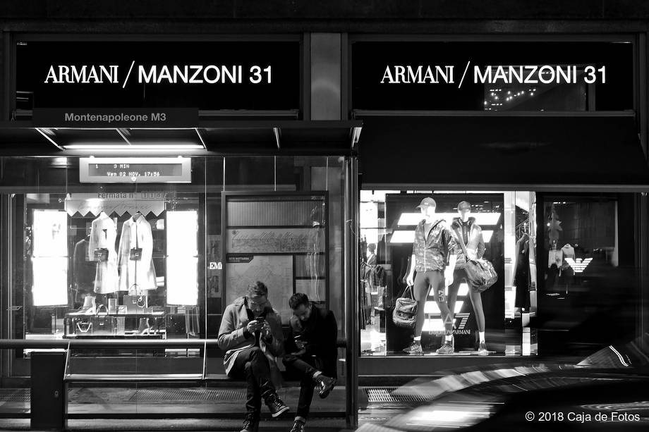 Milán. Via Alessandro Manzoni