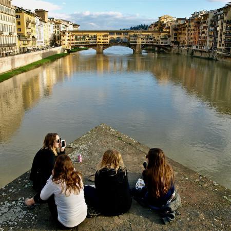 Florencia. Ponte Santa Trinità, Ponte Vecchio