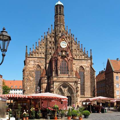 Nürnberg. Frauenkirche, Hauptmarkt