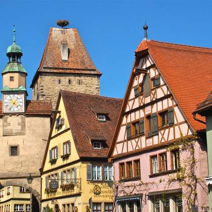 Rothenburg ob der Tauber. Rödergasse