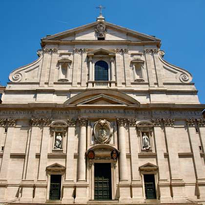 Roma. Chiesa del Sacro Nome di Gesù (s.XVI)