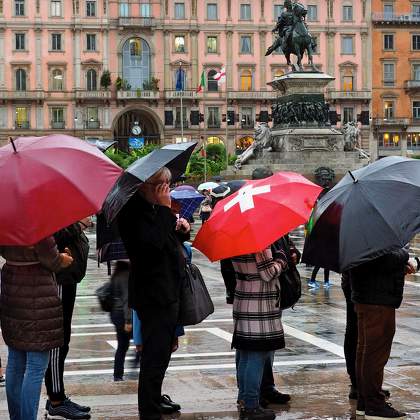 Milán. Piazza del Duomo