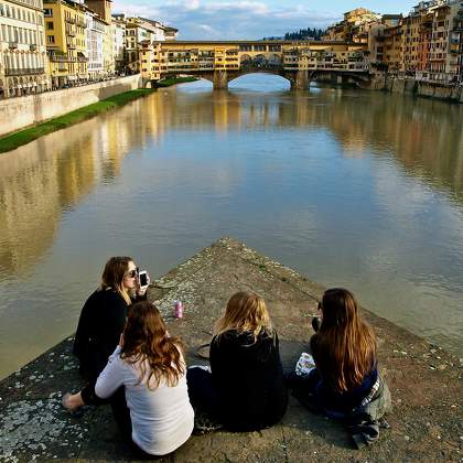 Florencia. Ponte Santa Trinità, Ponte Vecchio