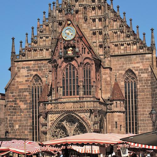 Nürnberg. Frauenkirche, Hauptmarkt