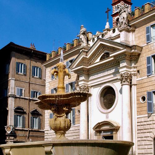 Roma. Piazza Farnese, Santa Brigida