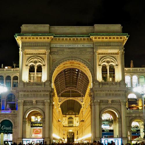 Milán. Galleria Vittorio Emanuele II