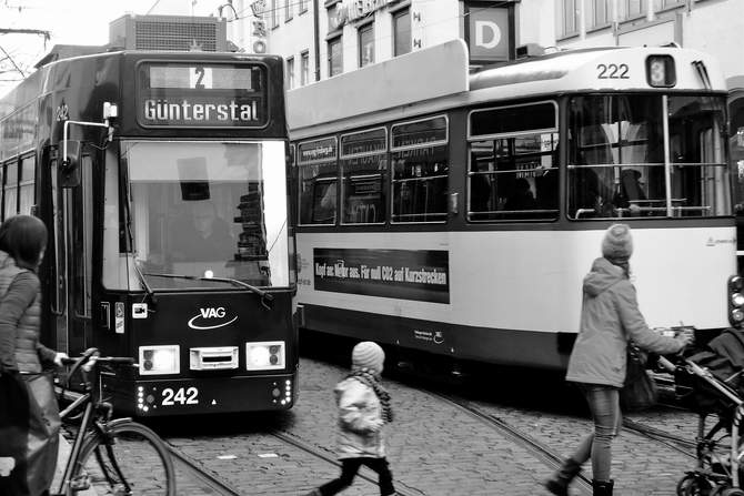 Freiburg im Breisgau. Kaiser-Joseph-Strasse
